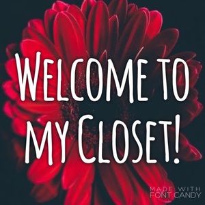 Welcome to my closet!
